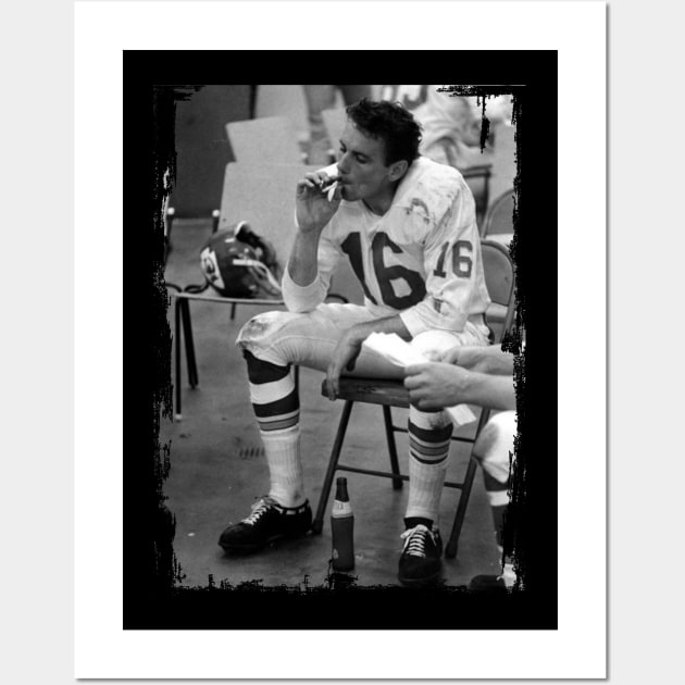 Len Dawson Vintage Wall Art by erd's